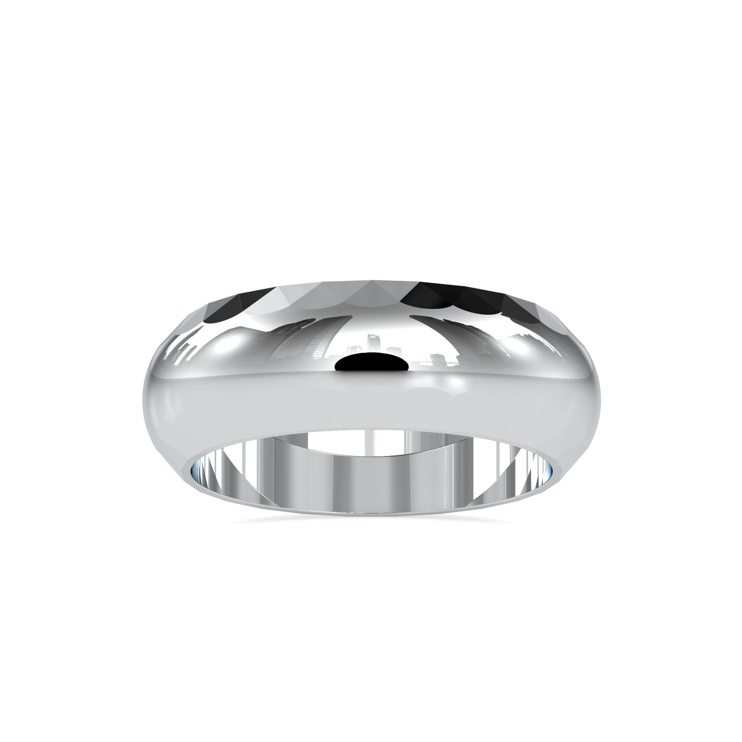 Furihn Men Silver Ring