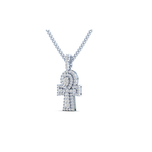 Ankh Silver Pendant for Men