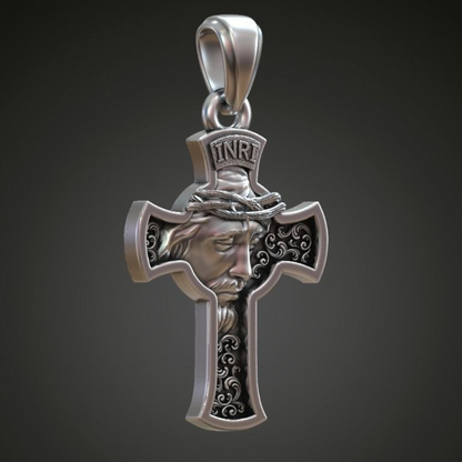 Abidan Cossack cross pendant for men