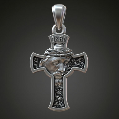 Abidan Cossack cross pendant for men 