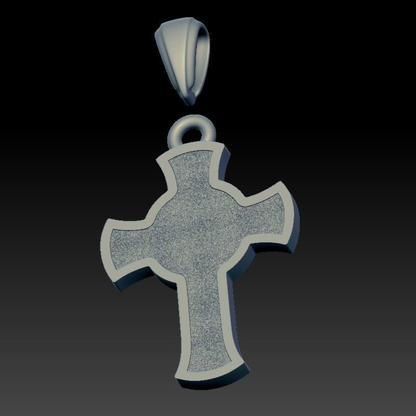 Abidan Cossack cross pendant for men