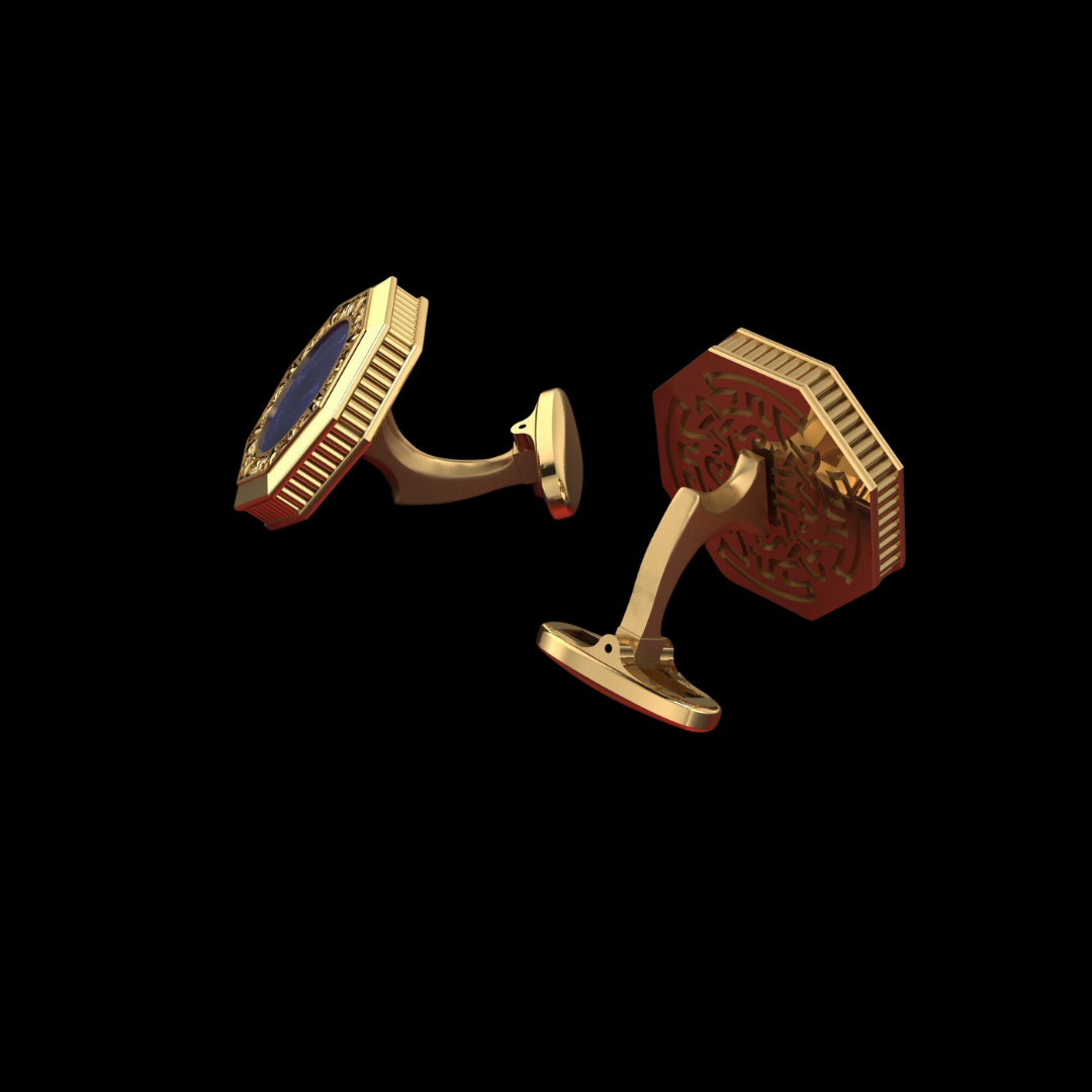 Classic men cuff links Silver at furihn.com