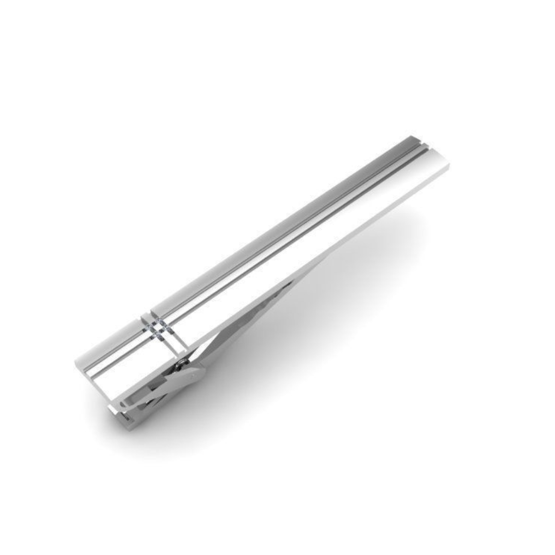 Aneek silver tie clip 