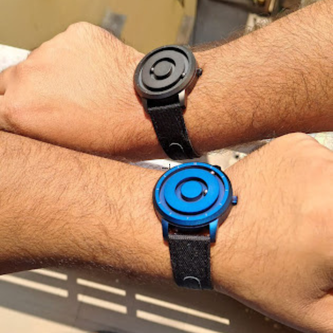 Eutour Blue magntic watch