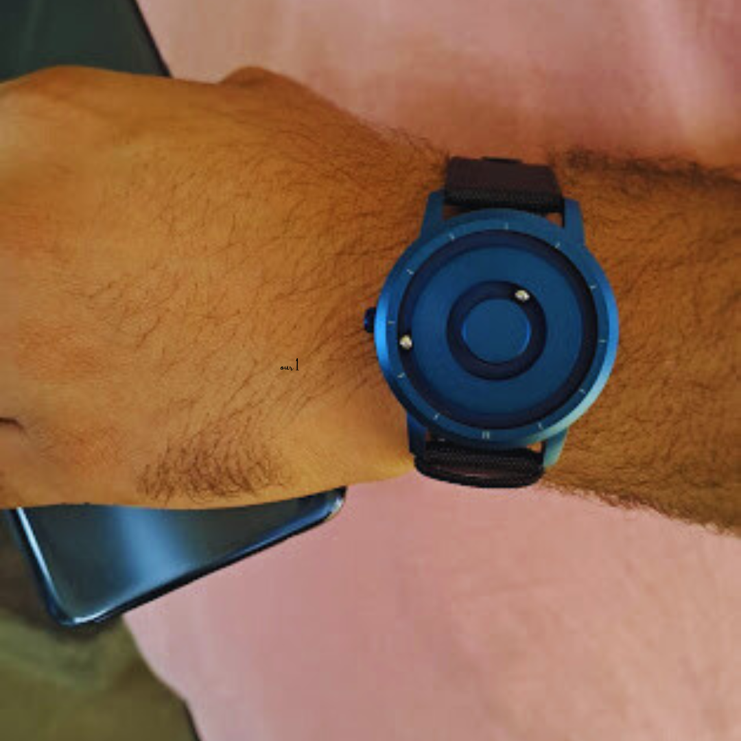 Eutour Blue magntic watch