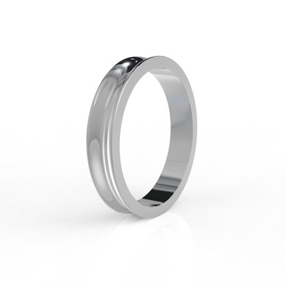 Janus silver band