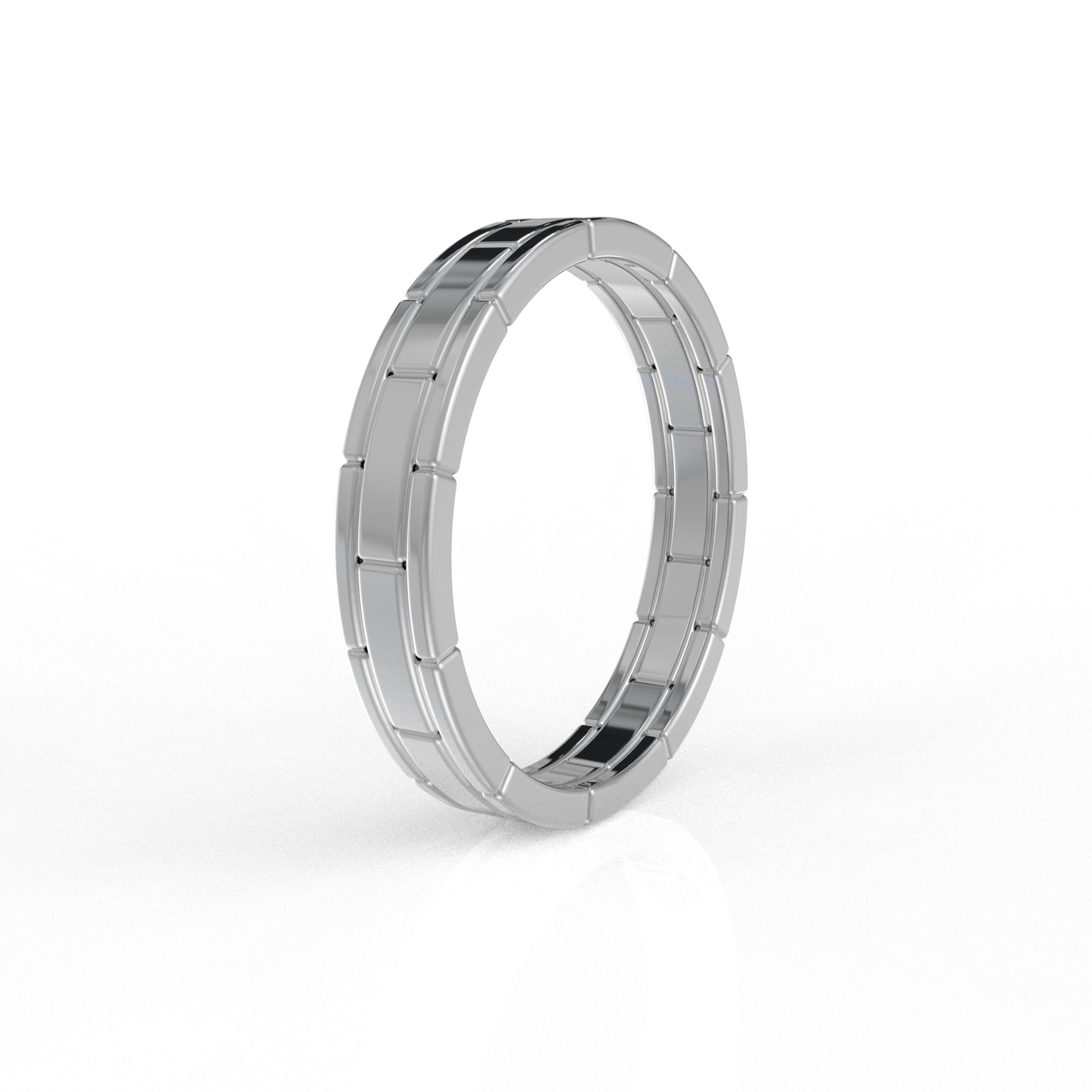 Bacchus men silver band