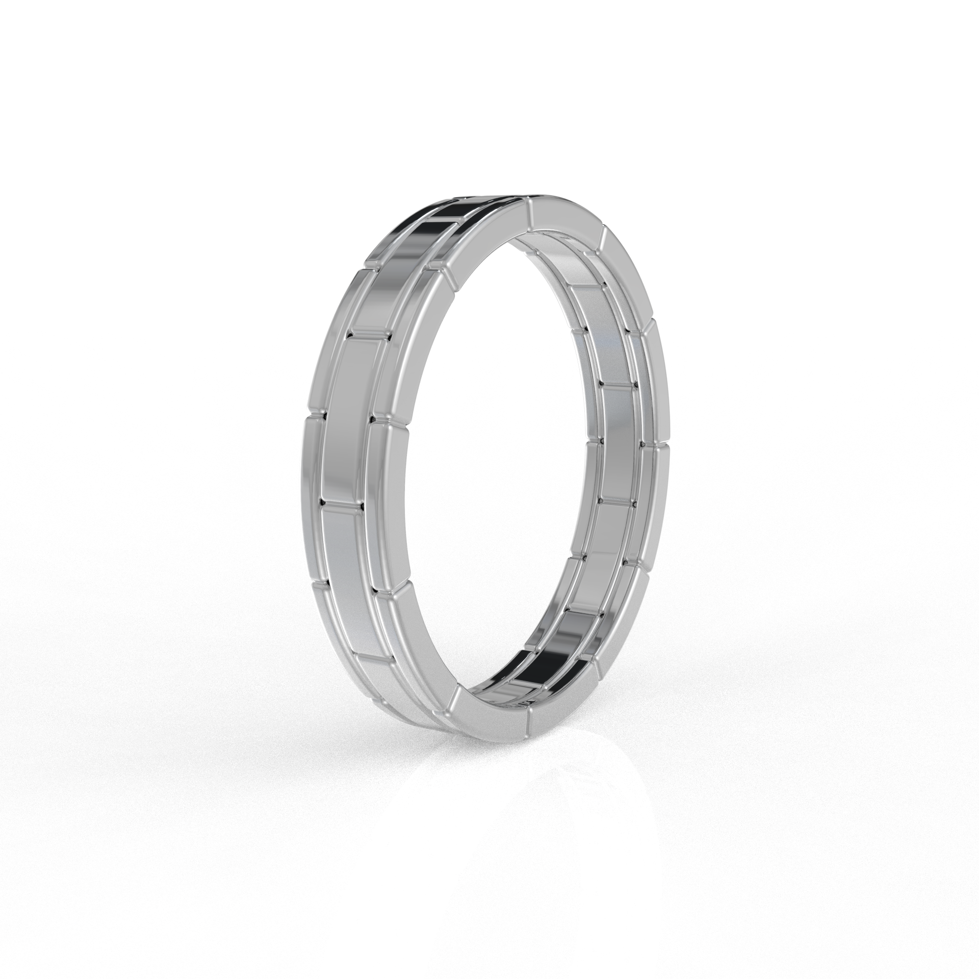 Bacchus men silver band