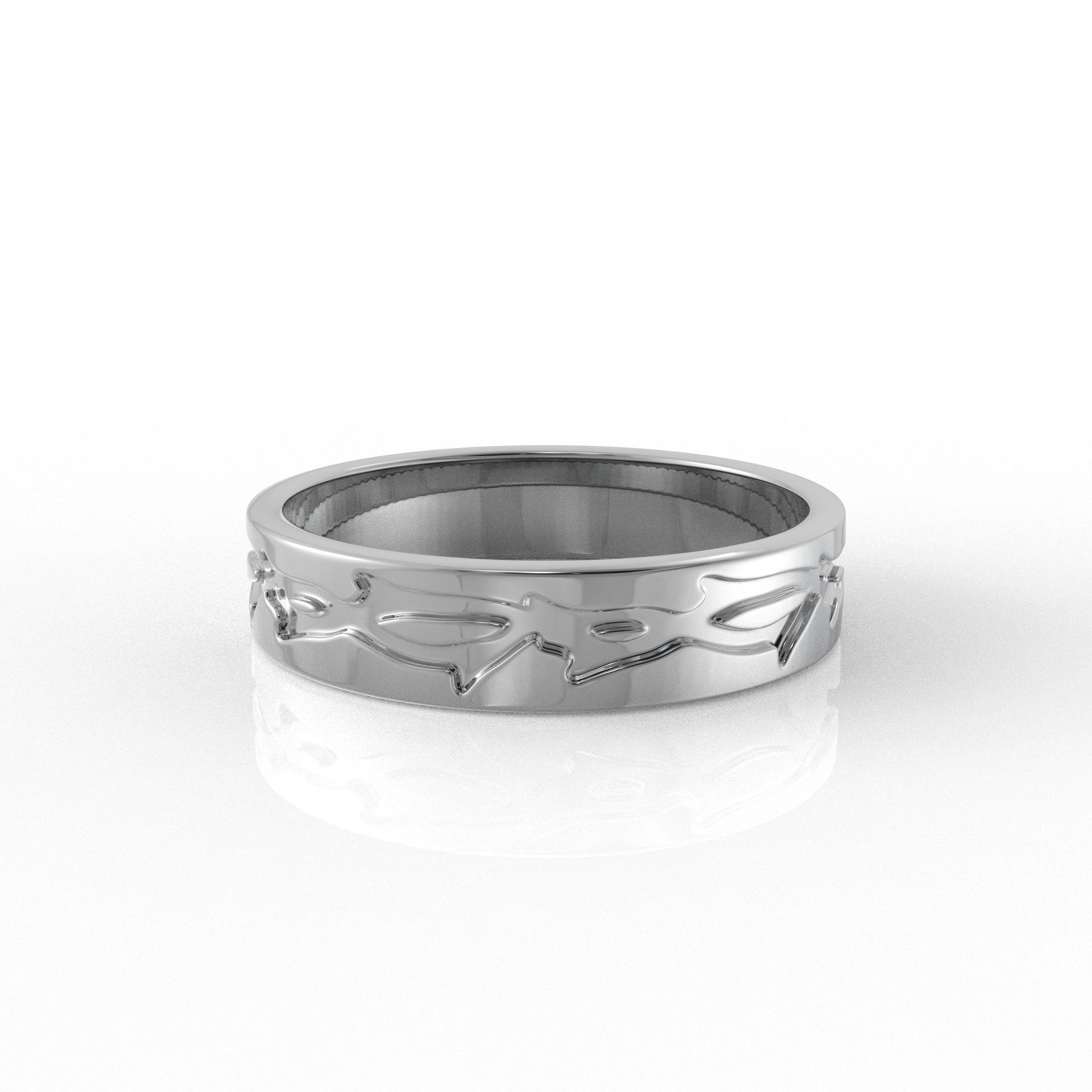 Adonis men silver band