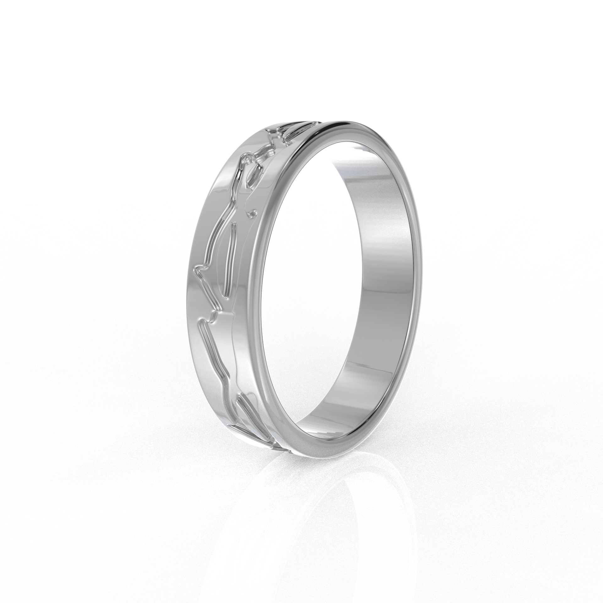 Adonis men silver band