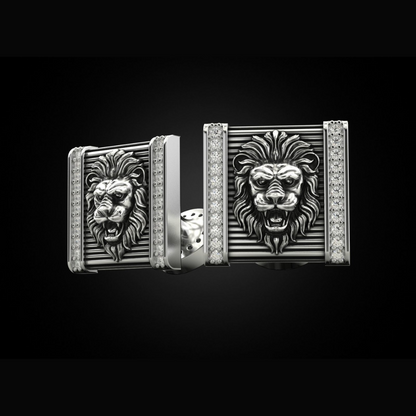 Leo Silver cuff links