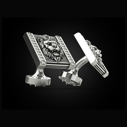 Leo Silver cuff links