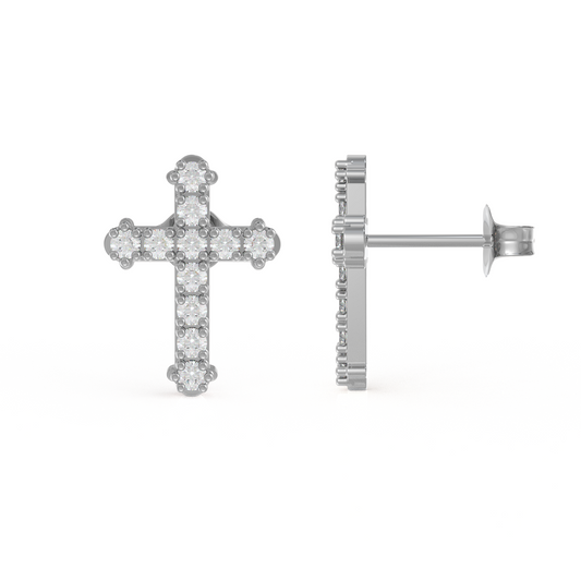 Cross Earrings for Men