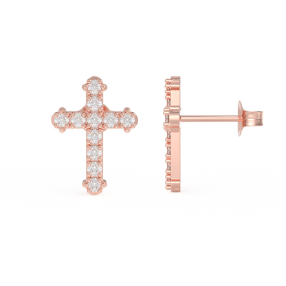 Cross Earrings for Men