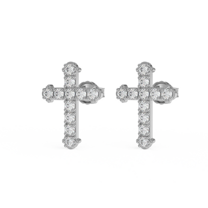 Cross Earrings for Men