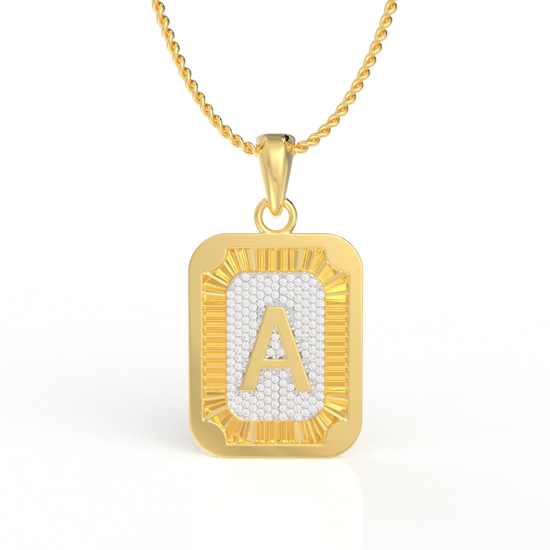 Letter pendant hip hop