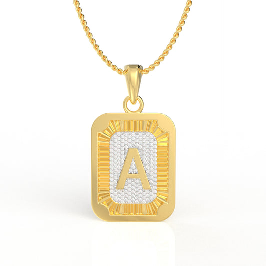 Letter pendant hip hop