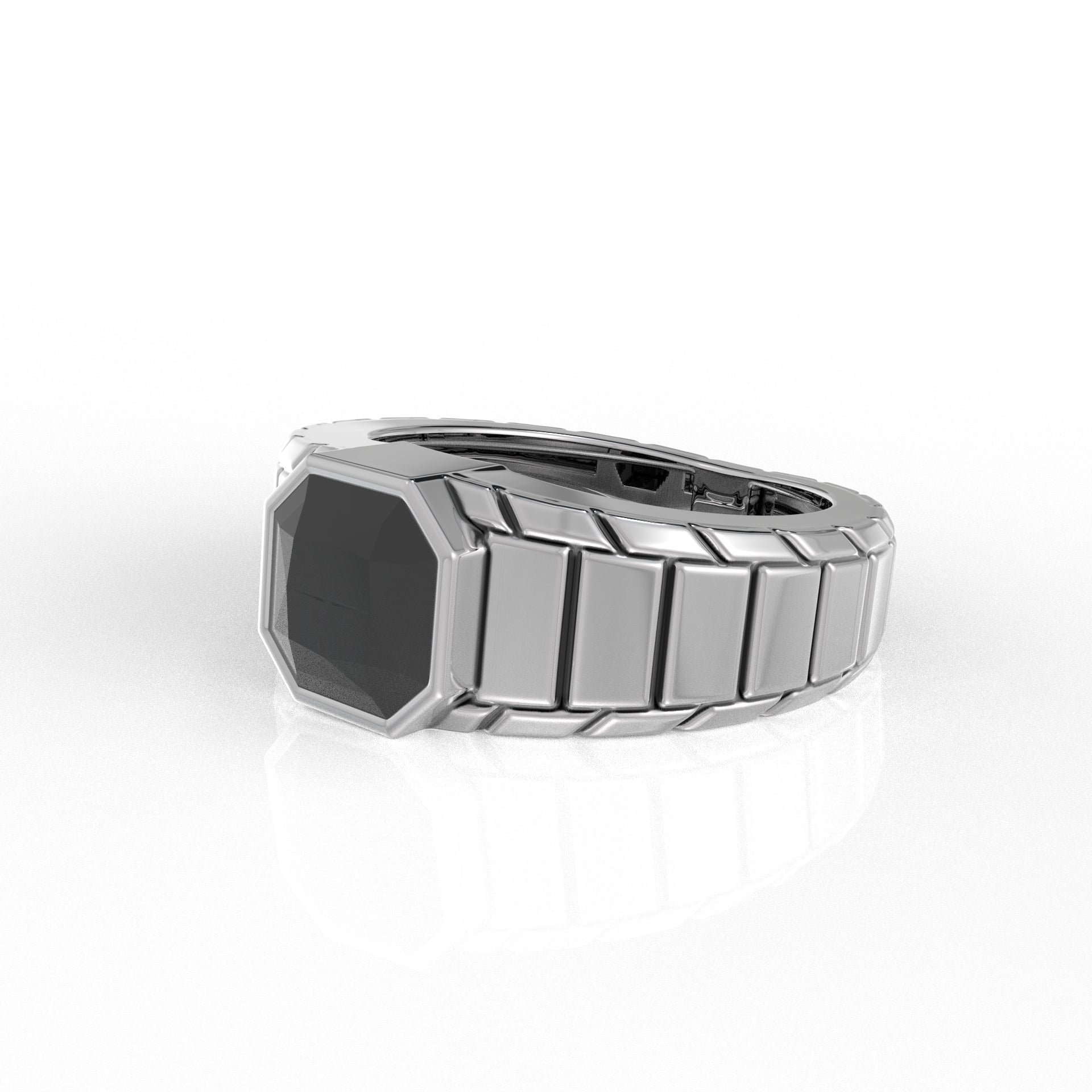 Noah silver ring for men