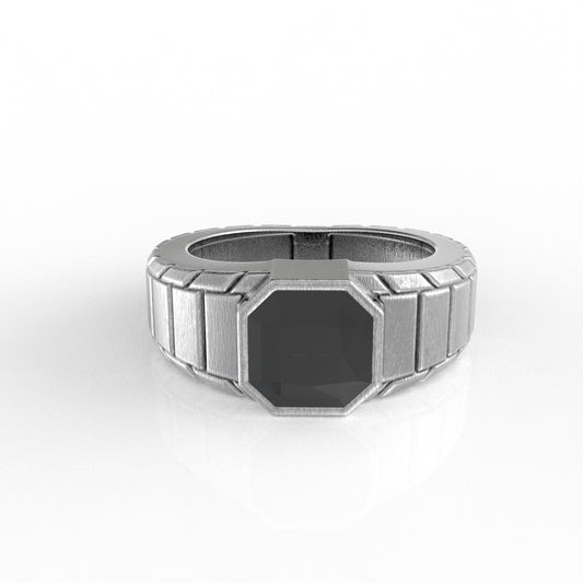 Noah silver ring for men