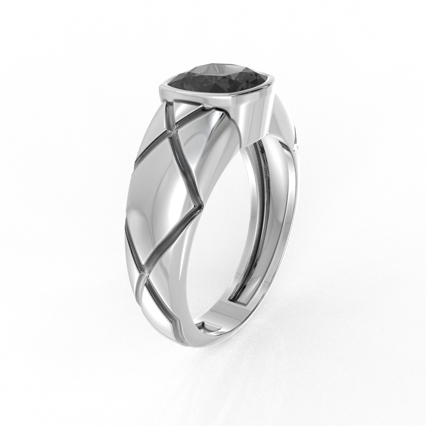 Leonardo silver ring for men