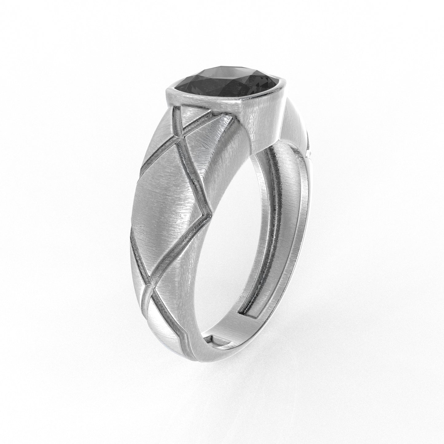 Leonardo silver ring for men