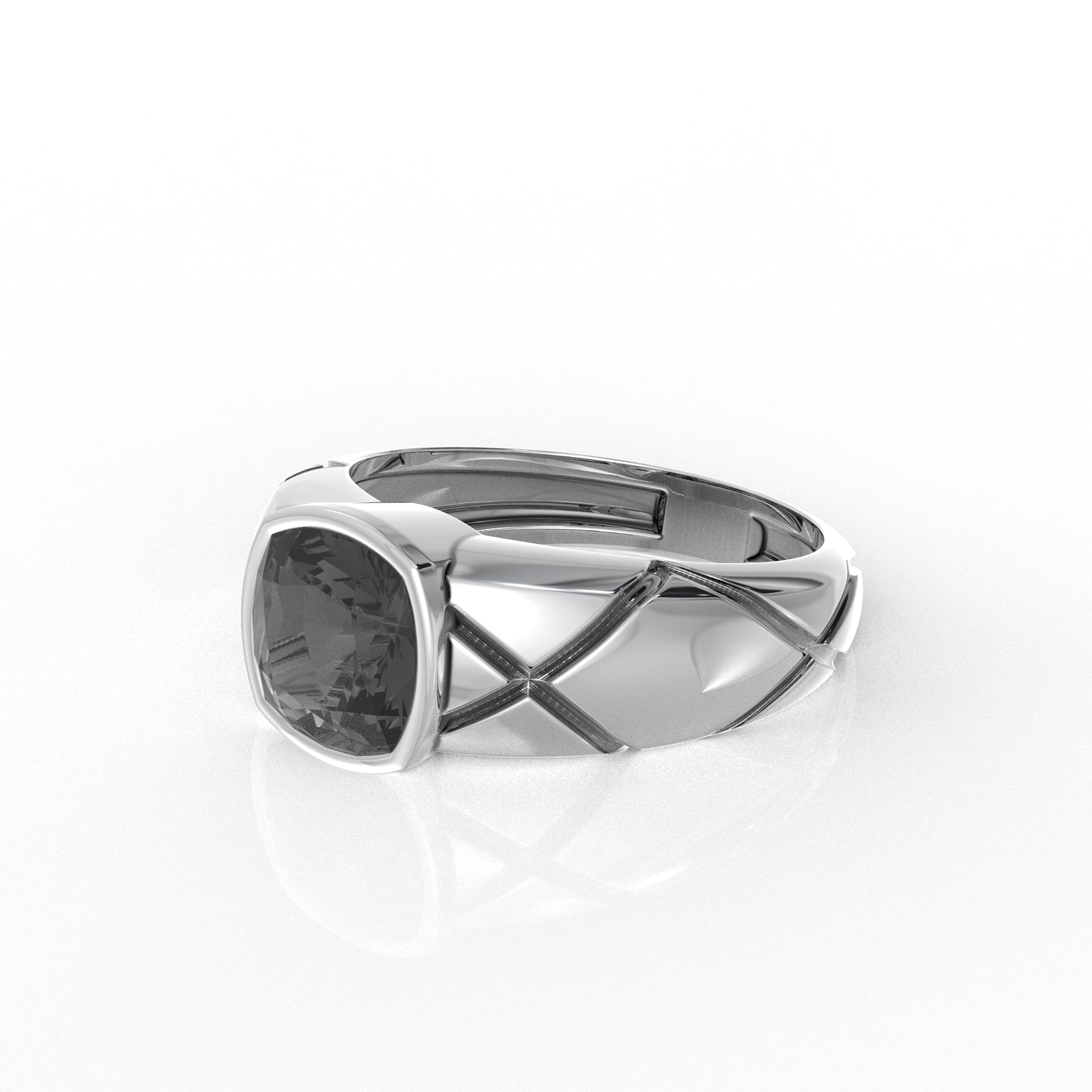 Leonardo silver ring for men