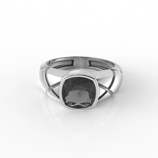 Leonardo silver ring for men