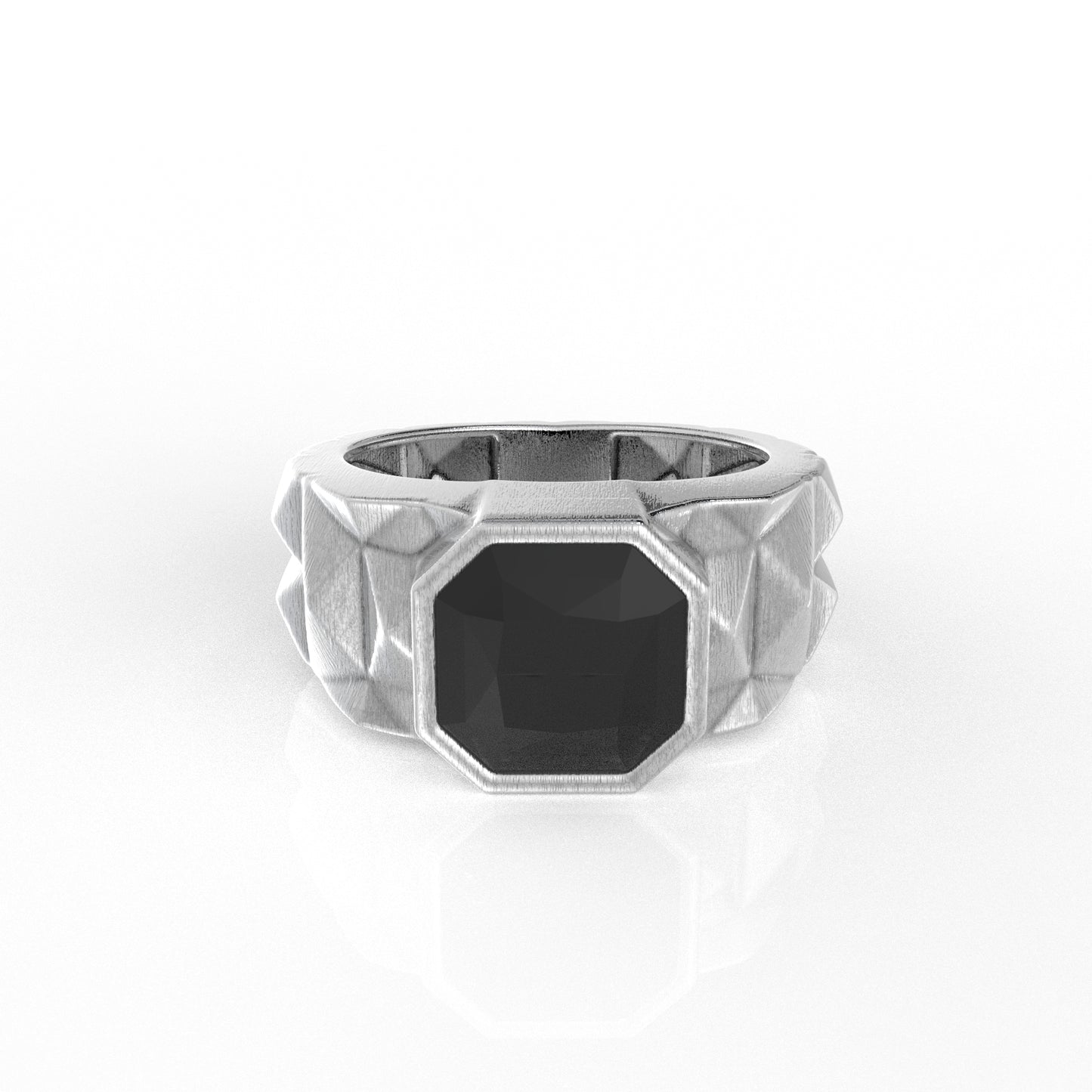 Ezra silver ring for men