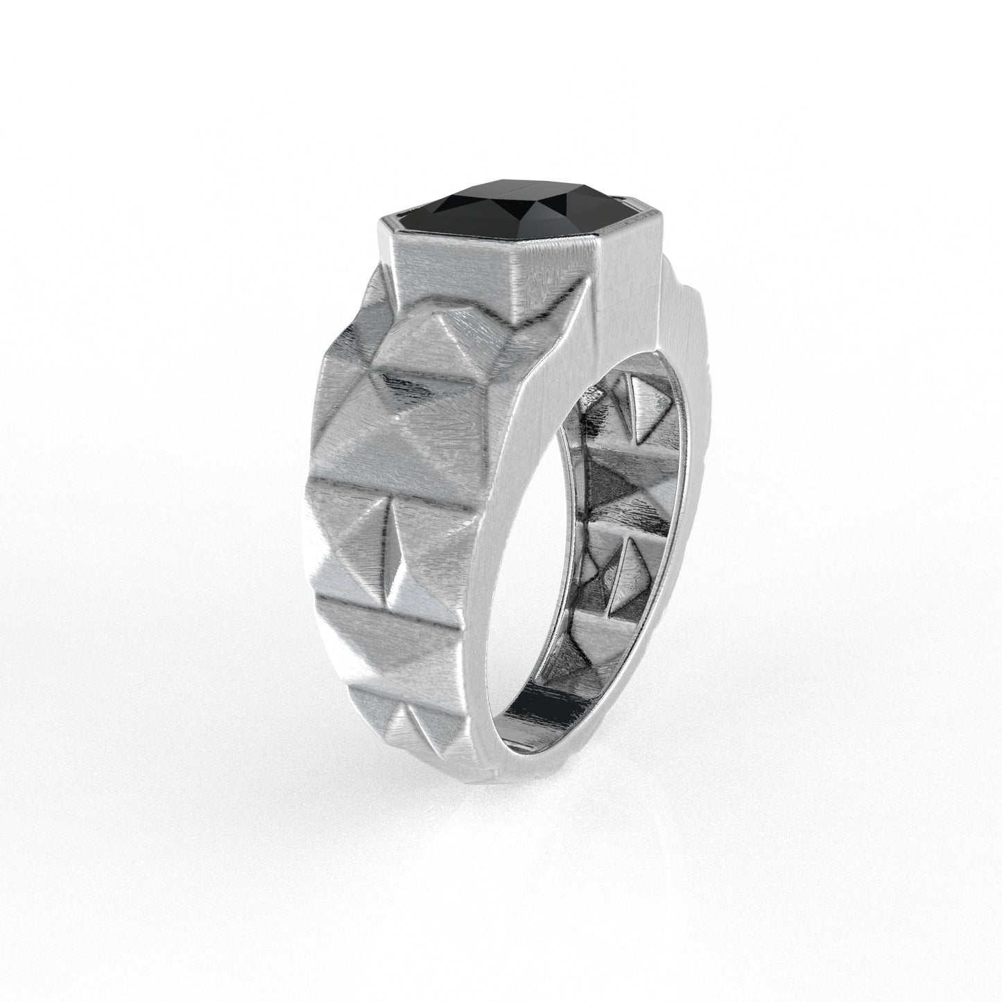 Ezra silver ring for men