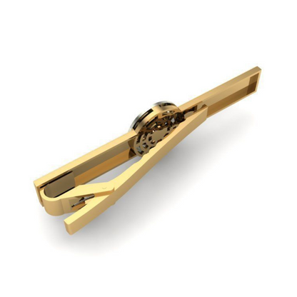 Shizi Men silver tie clips