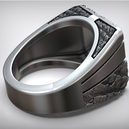 Stone Signet ring for men