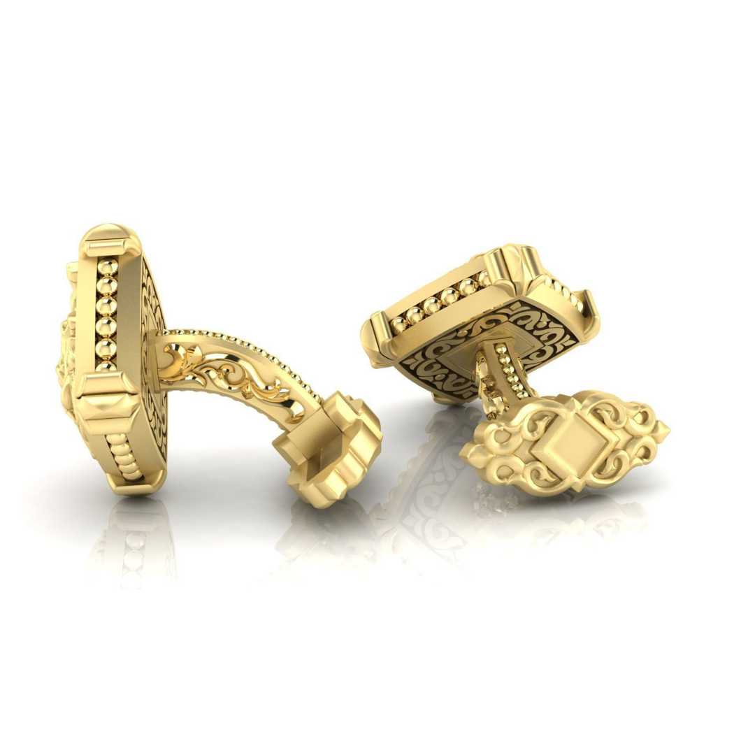 Taurus Silver Zodiac Cufflinks