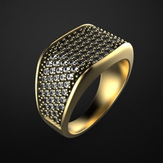 Theo Silver ring for men