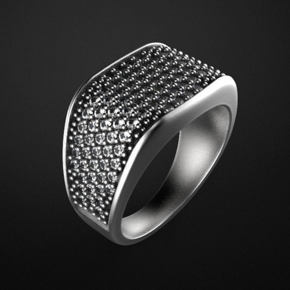 Theo Silver ring for men