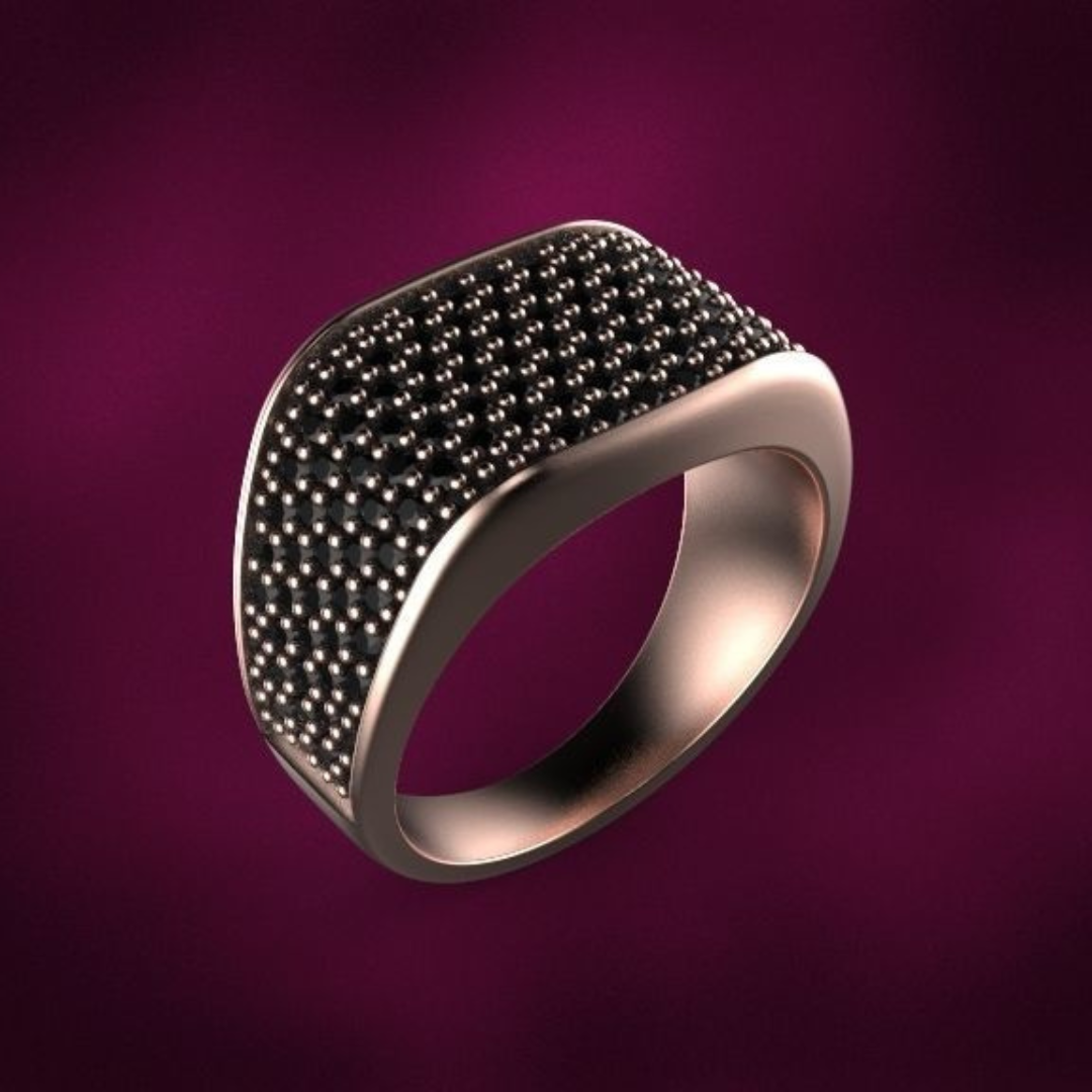 Theo Silver ring for men