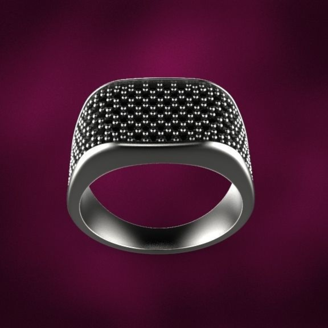 Theo Silver ring for men