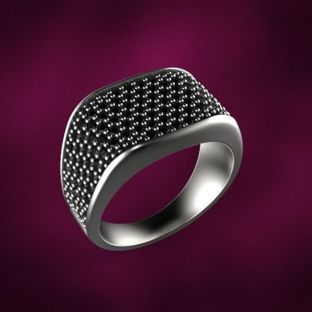 Theo Silver ring for men