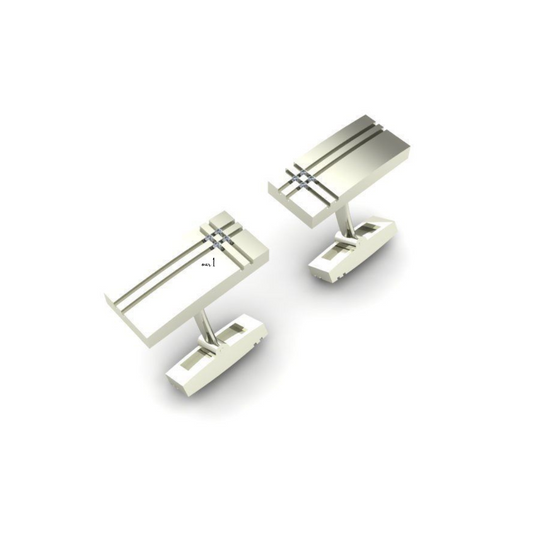 Titus Silver Cufflinks