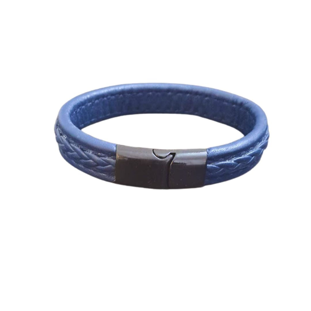 handwoven leather bracelet