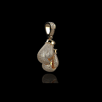 Boxing gloves silver pendant for men at furihn