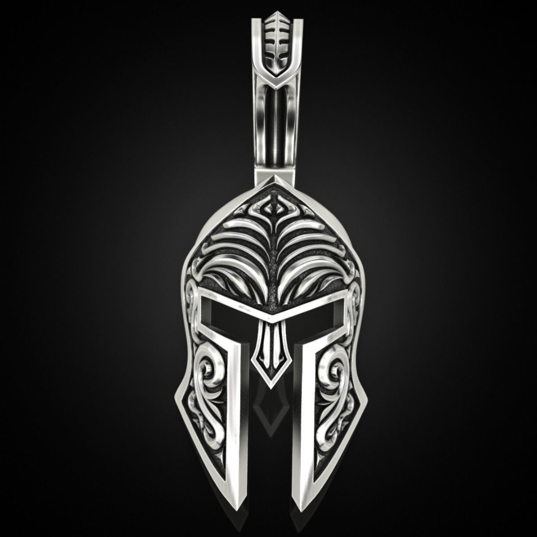 Knight Silver Pendant for Men