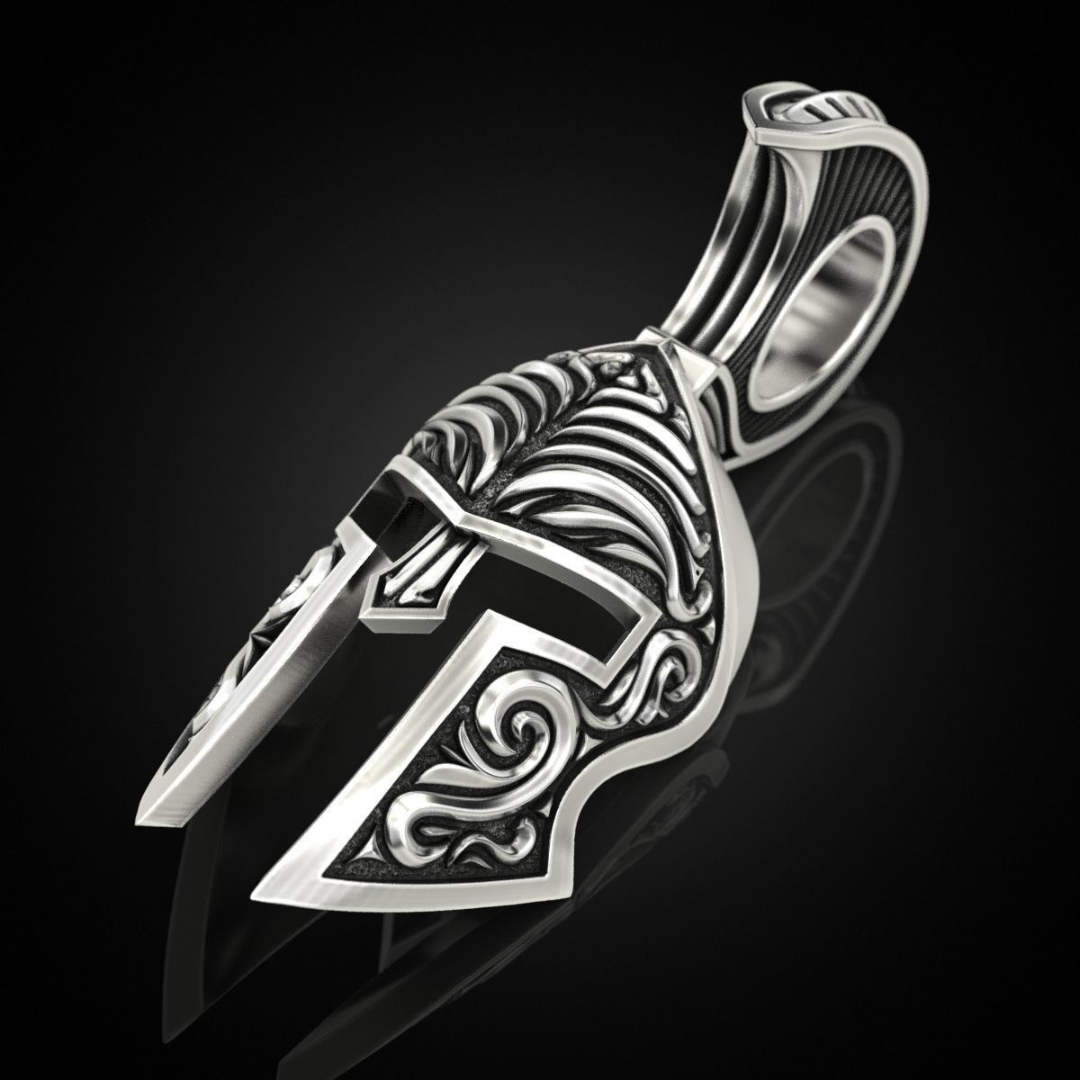 Knight Silver Pendant for Men