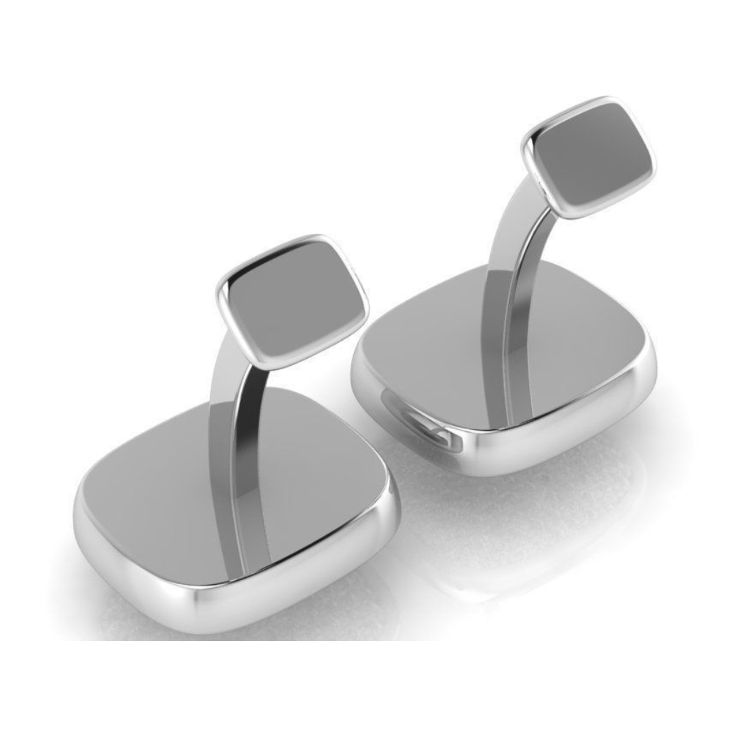 Vir Silver Cuff Links